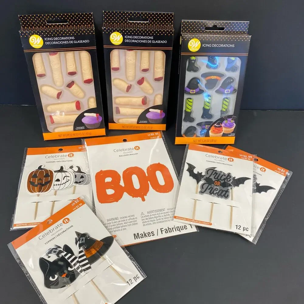Bundle Halloween theme Cupcake Decoration